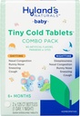Tablet Dingin Bayi Kecil, Paket Nilai Siang dan Malam, Obat Dingin Bayi dan Bayi, Decongestant, Hidung Runny dan Bantuan Cough, 250 Quick- Dissolding Tablet
