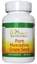 Muscadine Grape Benih 100% Murni Muscadine Grape 90 kapsul per botol 650mg per kapsul