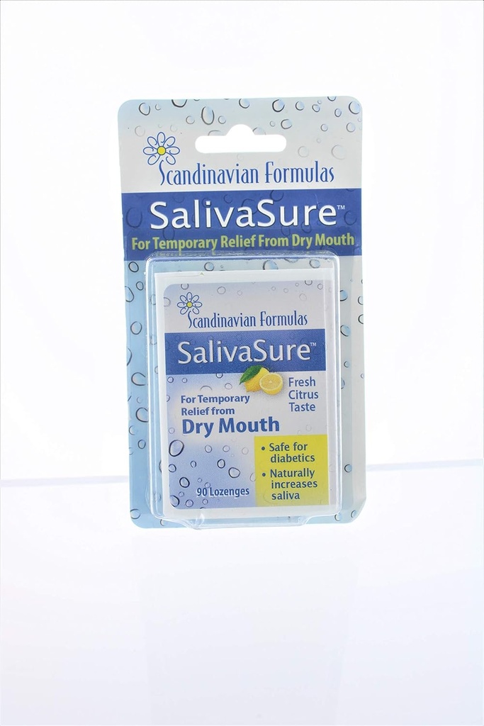 Nozovent Skandinavia Formulas Salivasure Lozenges 90 ea (Paket 2)