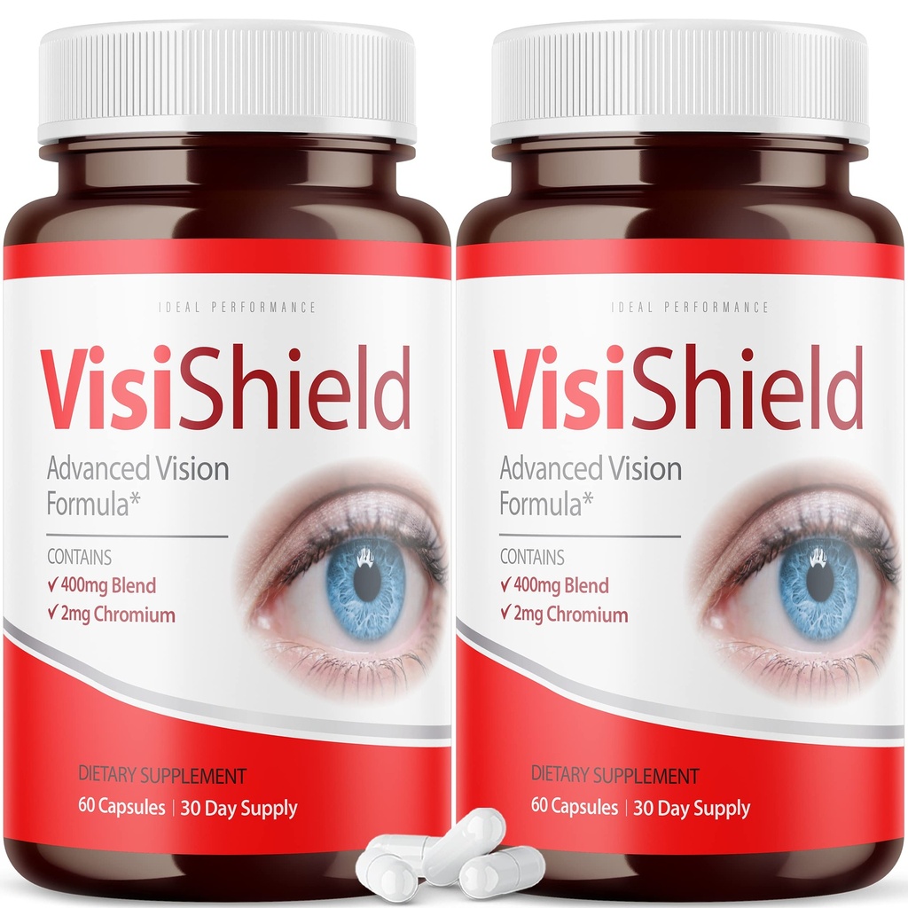 (2 Pack) Visishield Advanced Vision Formula for Eyes Tambahan Pil Vitamin (120 Kapsul)