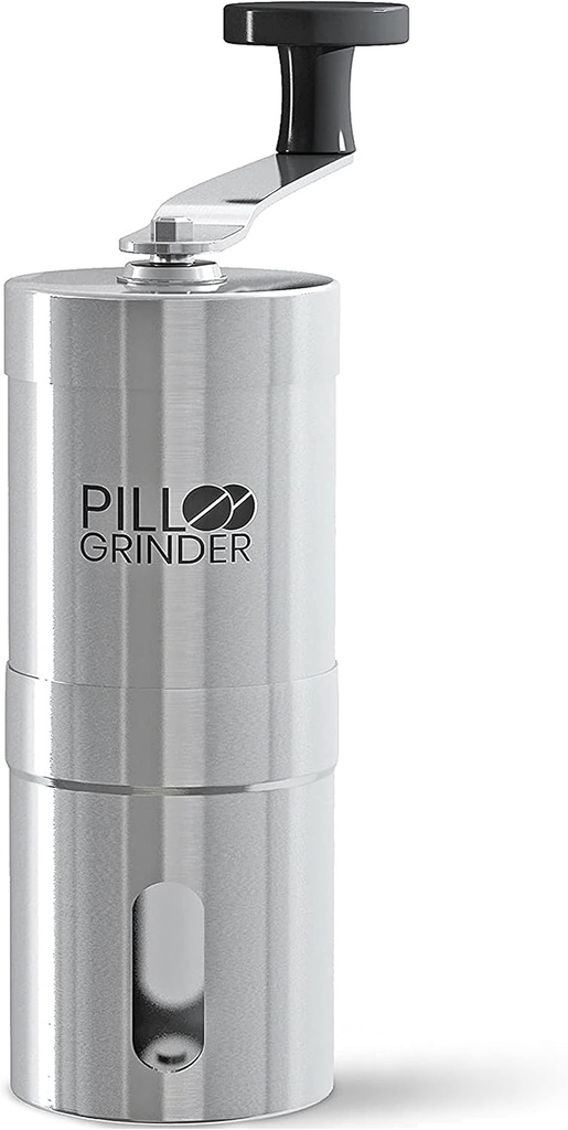 B & C Home Goods Pill Crusher - Stainless Steel Pill Grinder - Large Capacity Pill Splits - Cuts Pills into Fine Powder - Mills for Feeding Tube, Pets & Kid