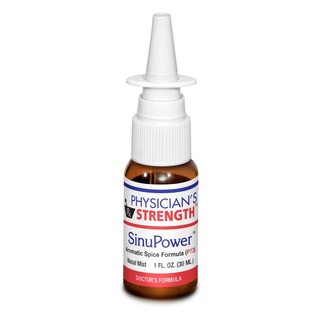Kekuatan Dokter SinuPower Mist - 1 fl oz - Menyediakan Membranes Nasal & Sinuses - dengan P73 Oregano - Non-Addictive