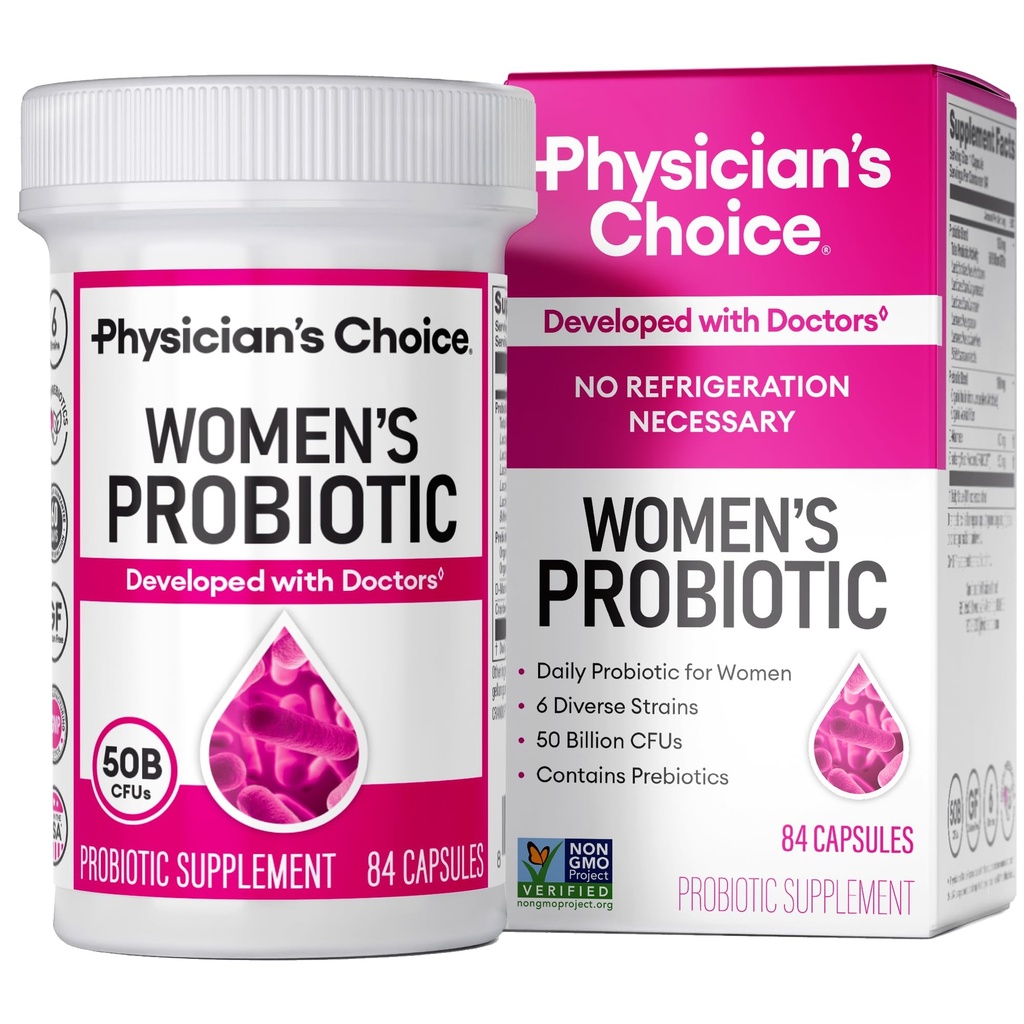 Feminin CFU - 6 Unik Strains for Women - Organic Precies, Cranberry Extract + - Women Probiotic - 84 CT