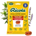 Ricola Sugar Free Swiss Herb Drops, 45 Count, Cough Supressant & Throat Relieving Drops with Alamic Sourced Menthol, Pleasing for Coughs & Throat Irrity Symptom Relief