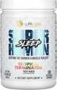 ALPHA LION Superhuman Sleep Supplement, Night Time Aid, Muscle Recovery, Muscle Builder & Gainer, Improve Body Composition (30 Servis, Fruit Punch Flavor)
