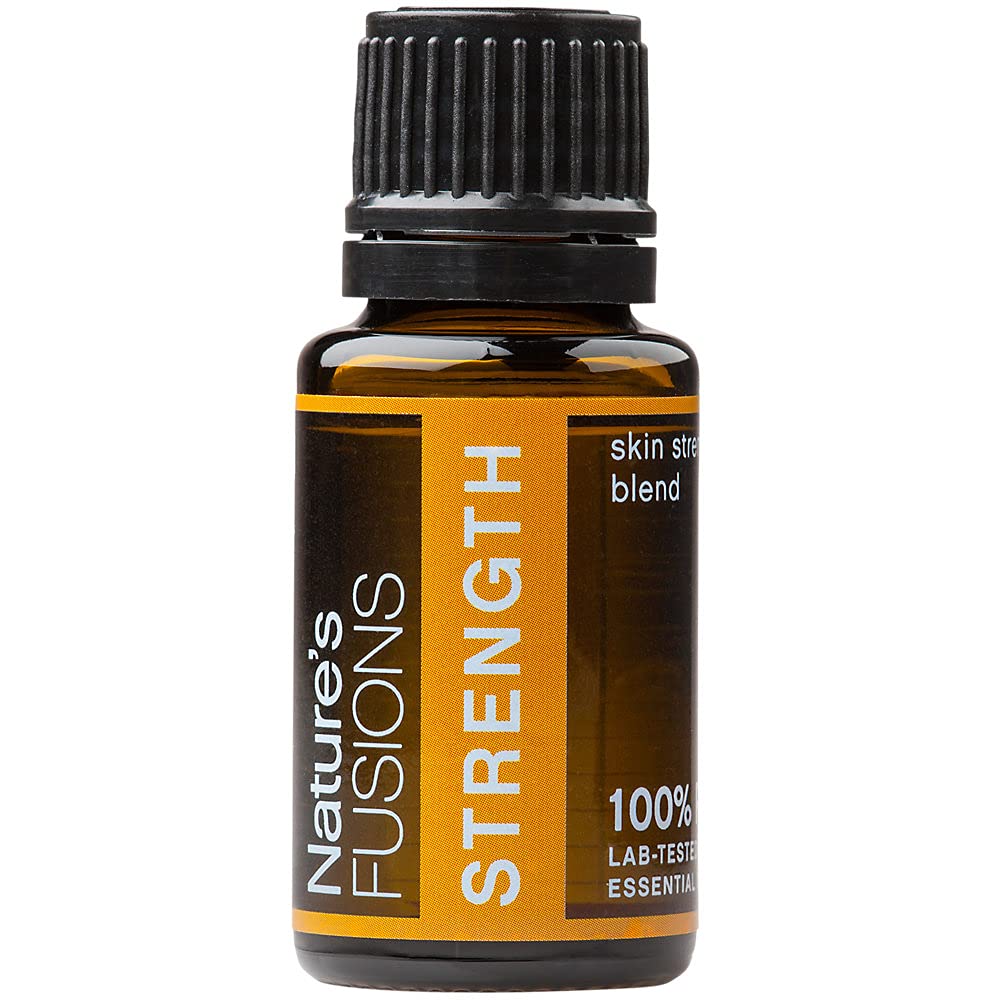 Fusions Nature 's Energy, 100% Pure dan Natural Estial Oil Blend for Aromatherapy and Topical Use, .5 Fl Oz (Paket 1) (15 mL)