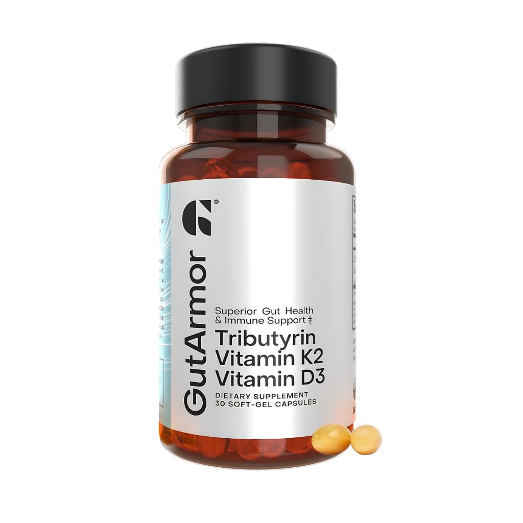 Gut & Heart Health + Ammune Dukung: 14; 1 Bulan Suply 124; 30 Soft Gel Capsules 14; Murni Butyrate 350mg & Vitamin D3 2000IUs & Vitamin K2 120mcg 124; Heart Health 124; Dukungan Gastrointestinal