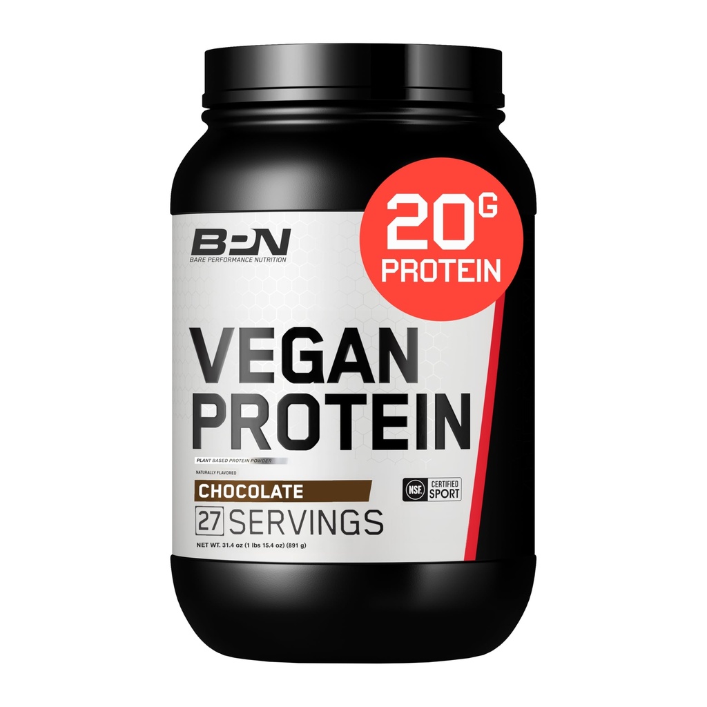 BAE PERFORMUCE NUTRITION Protein, Plant Based Protein, Pea Protein, Semangka Protein dan Pumpkin Protein, Sweetened dan Flavored (27 Pelayan, Coklat)