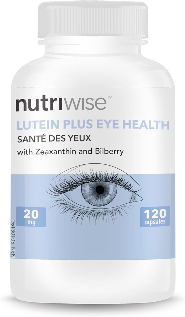Nutriwise Lutein Plus Antioksidant for Eye Health (Bilberry Dalxanthin Lutein)