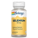 Solaray Selenium 50 mcg, Healthy Ammune System, Thyroid Fungsi & Antioksidant Dukungan, 100 Kapsul
