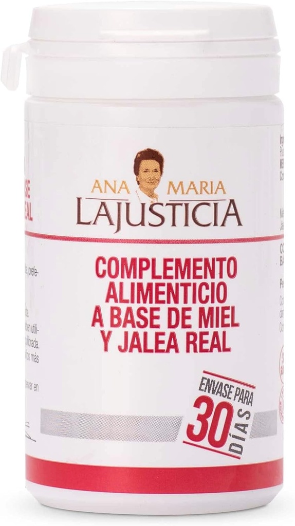 ANA MARIA LAJUSTICIA - Royal Jelly dengan Madu - Food Suplemen - 135g - Dairy dan Gluten Free.