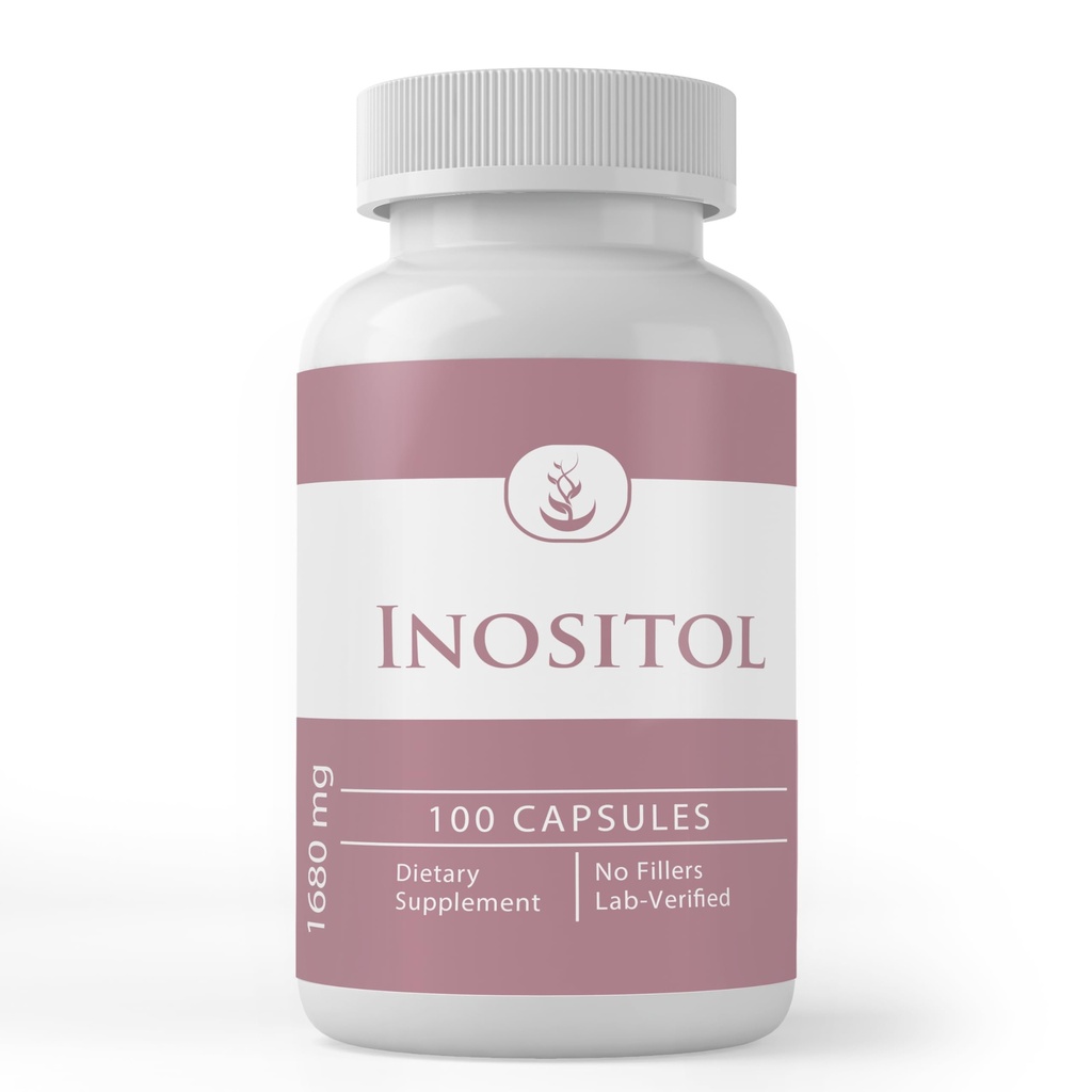 PURE ORIGINAL INGREDIENTS Inositol, (100 Kapsul) Always Pure, No Addonitives Or Fillers