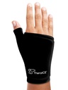TheraICE Wrist Ice Pack Bold Thumb Brace for Either Hand for Hot & Cold Therapy - Reworse Soft Gel Glove for Injuries, Carpal Tunnel, Arthritis, De Quervain 's Tendisnovitis - Fits Most Women - S / M