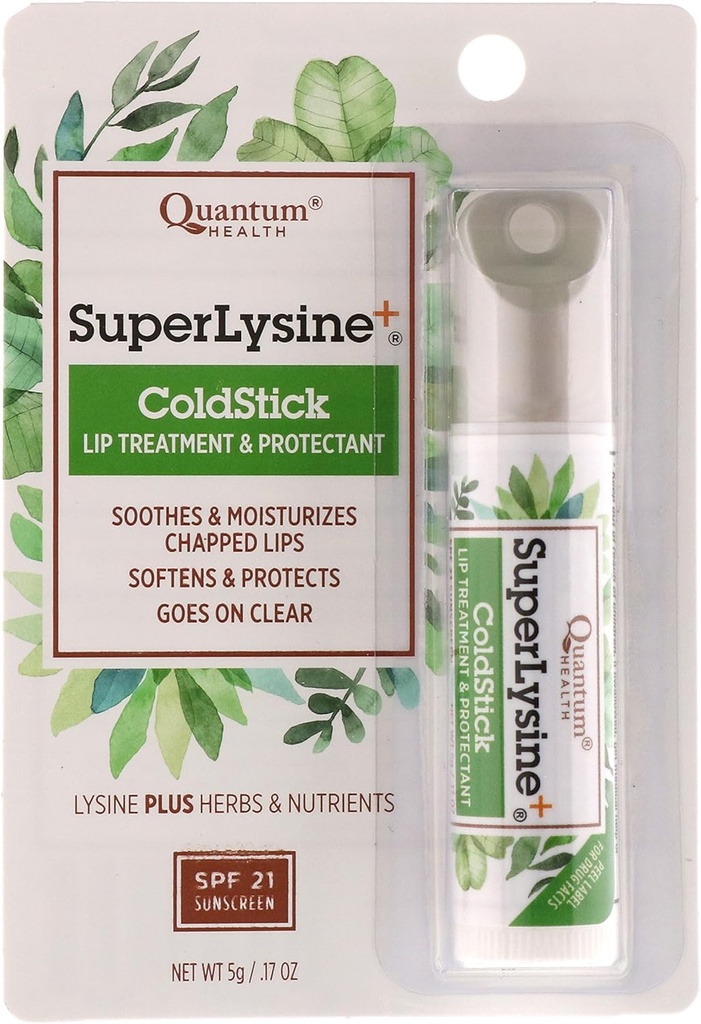Lysine + Coldstick Quantum, 21 SPF, 0.17 Ounces (Paket 2)