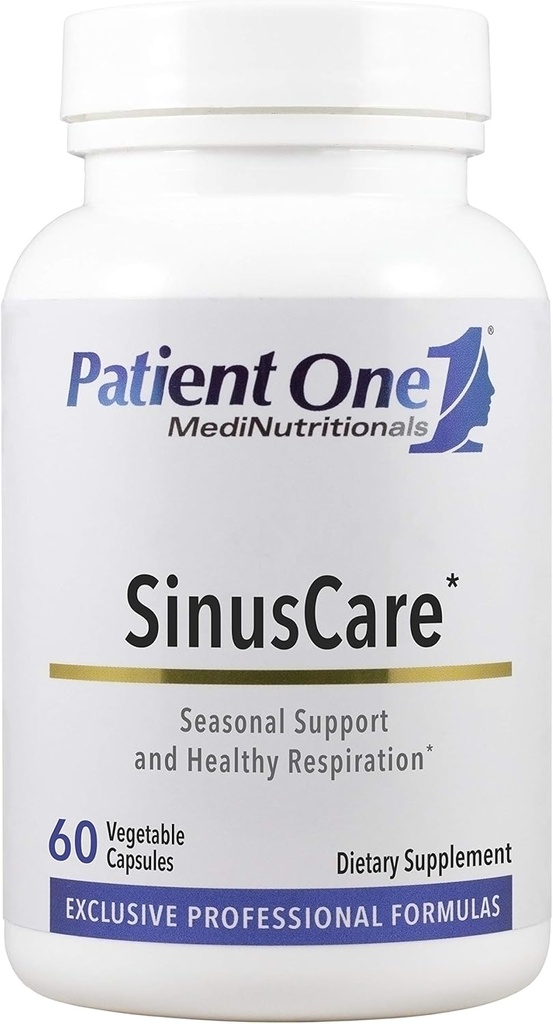 Pasien Satu SinusCare 124; Tambahan untuk Mendukung Sinus Sehat, Nasal, Lung dan Fungsi Repiratory * A124; dengan NAC, Quercetin dan Lebih 124; 60 Capsules