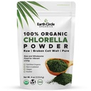 Bumi Circle Organic Organic Chlorella Popper Superfood 124; Kosher 124; Broken Cell Wall Chlorofil, Vegan, Super Green Algae, Clean Chlorella, High in Protein, Fiber & Acids - 4oz
