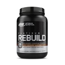 Optimum Nutrition Platinum Rebuild, Premium Platinum Blend Powder dengan Creatine Monohydrate, Dark Chocolate, 20 Hamba