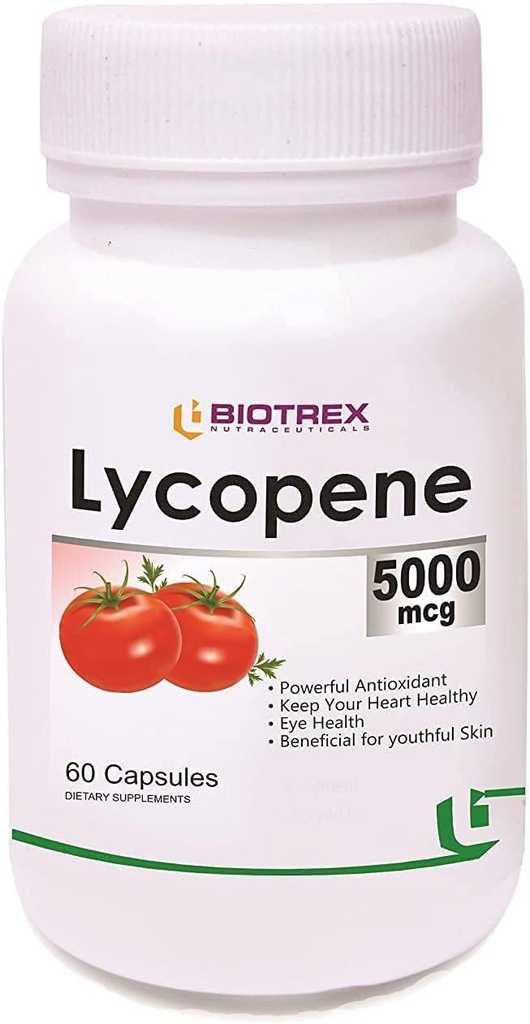 BETT Biotrex Nutraceuticals Lycopene dengan Multivitamin -5000 Mcg (60 Capsules)