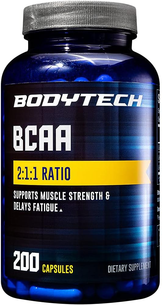 BODYTECH BCAA - 2: 1: 1 Rasio (200 Kapsul)