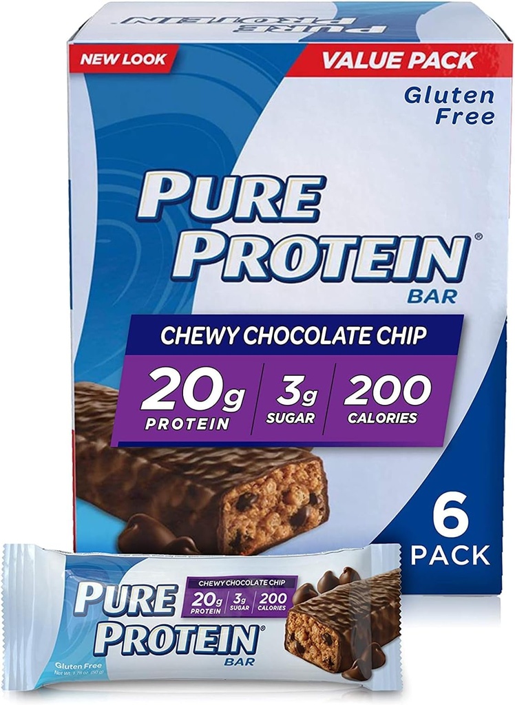 Murni Protein ® Chewy Chocolate Chip, 50 gram, 6 count Multipack