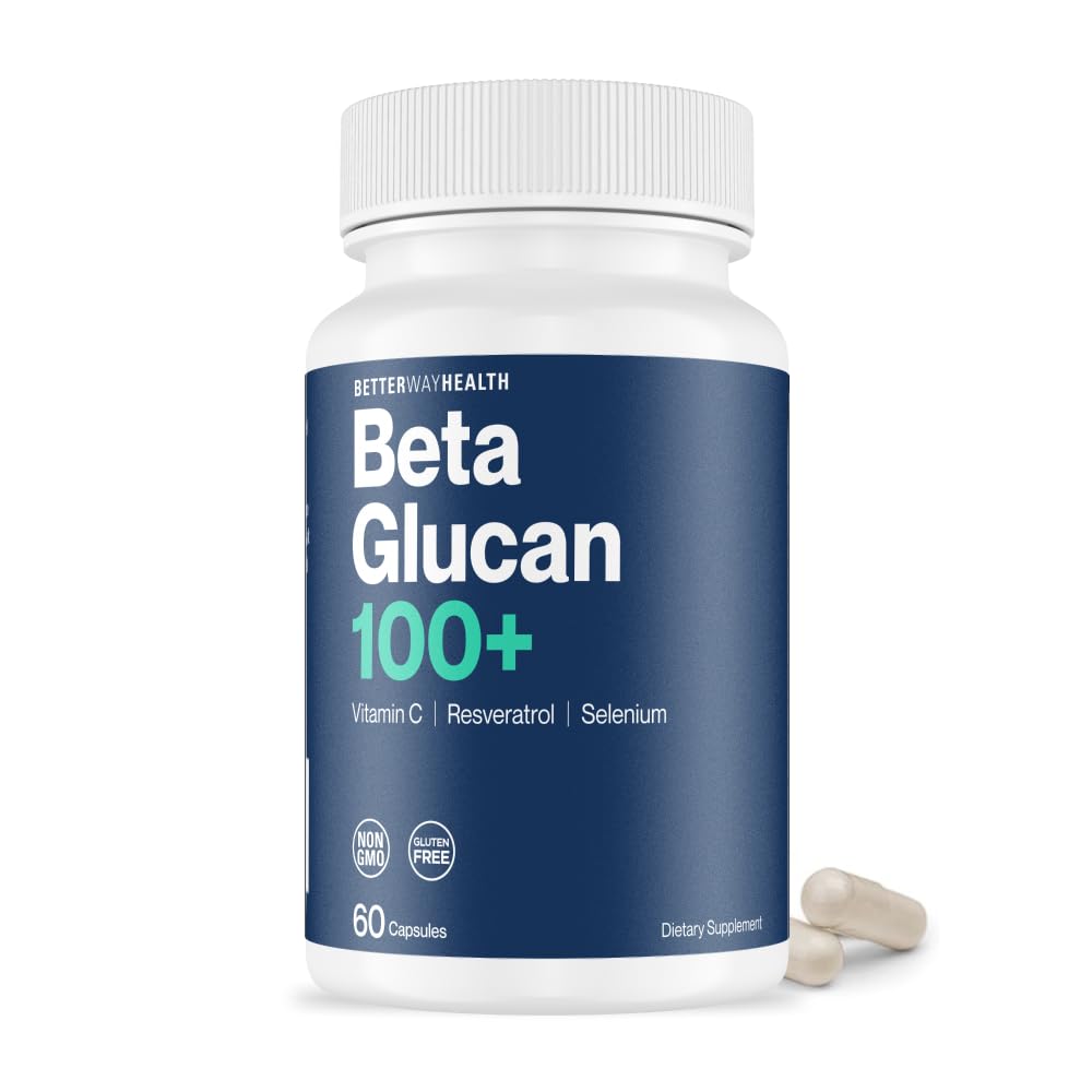 Perbaikan Way Health Advance Ammune Readiness - 1,3 / 1.6 Beta Glucan dengan Vitamin C, Selenium & Reveratrol - Suplemen Dukungan Imune untuk NK Cells & Phagocytosis - 60 Capsules