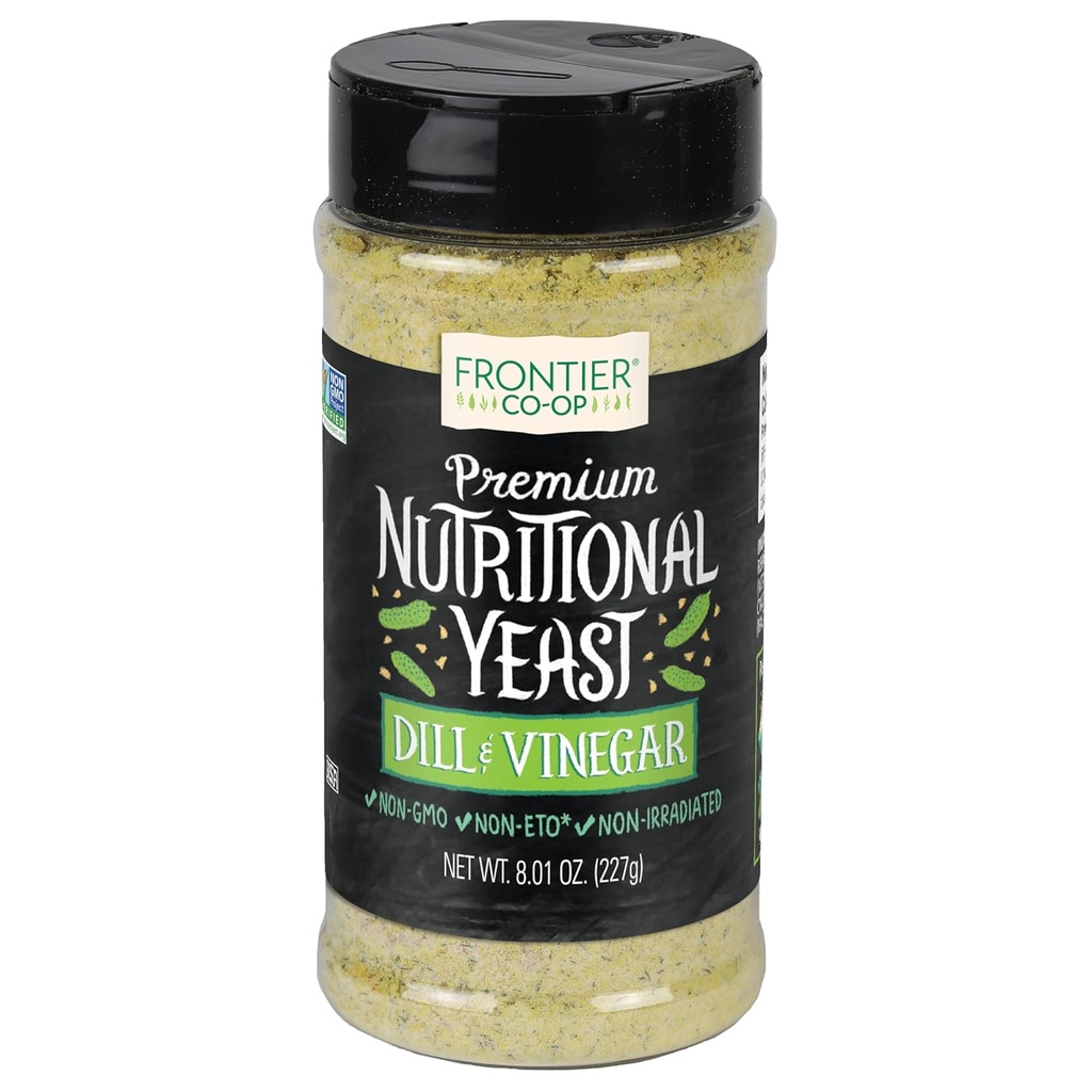Frontier Dill & Vinegar Nuttrationary Yeast Blend, 8.01 Ounce