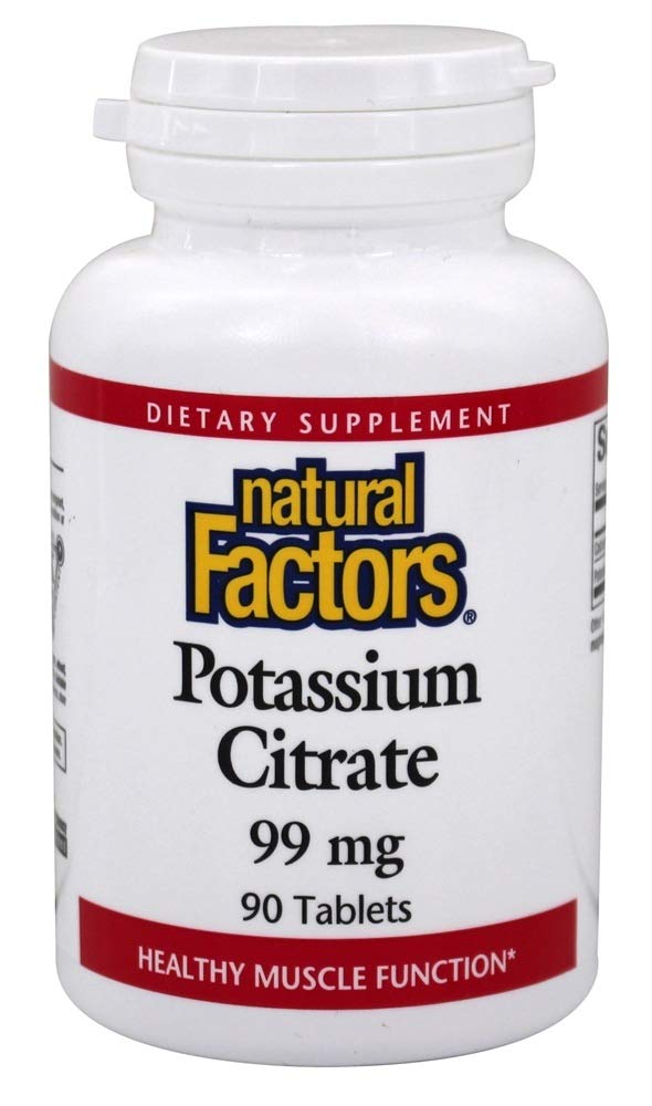 Faktor Alam - Potasium Citrate 99mg, Dukungan Otot Sehat, Nerves & Heart, 90 Tablet