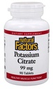 Faktor Alam - Potasium Citrate 99mg, Dukungan Otot Sehat, Nerves & Heart, 90 Tablet