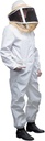 Mann Lake Deluxe Bee Suit, Beekeeping Gear dengan Zippered Square Veil, Durable 50 / 50 Cotton / Polyester Blast, Bee Protection Suit, Profesional Beetkeeping Suit for Dewasa Dewasa, Large