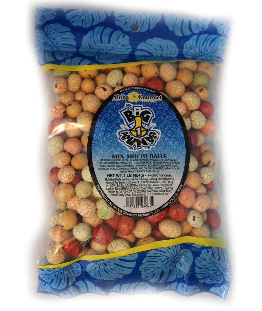 Aloha Gourmet Big Pounder dari Mix Mochi Balls 1 pon Jumbo tas