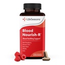 LifeSeasons Blood Notesh- Iron Deficiency Supplement - Support Anemia, Fatigue, Paleness & Dignities - Tidak Ada Konstipation -