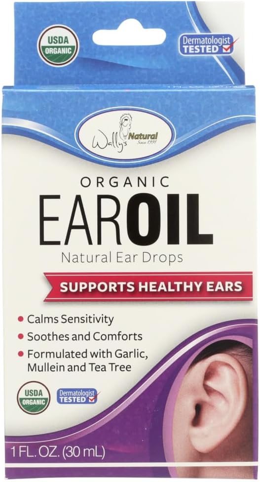 Wally 's Natural Products Organic Ear, Unique Blend, 1 Fluid Ounce dengan Cutting Edge International, LLC