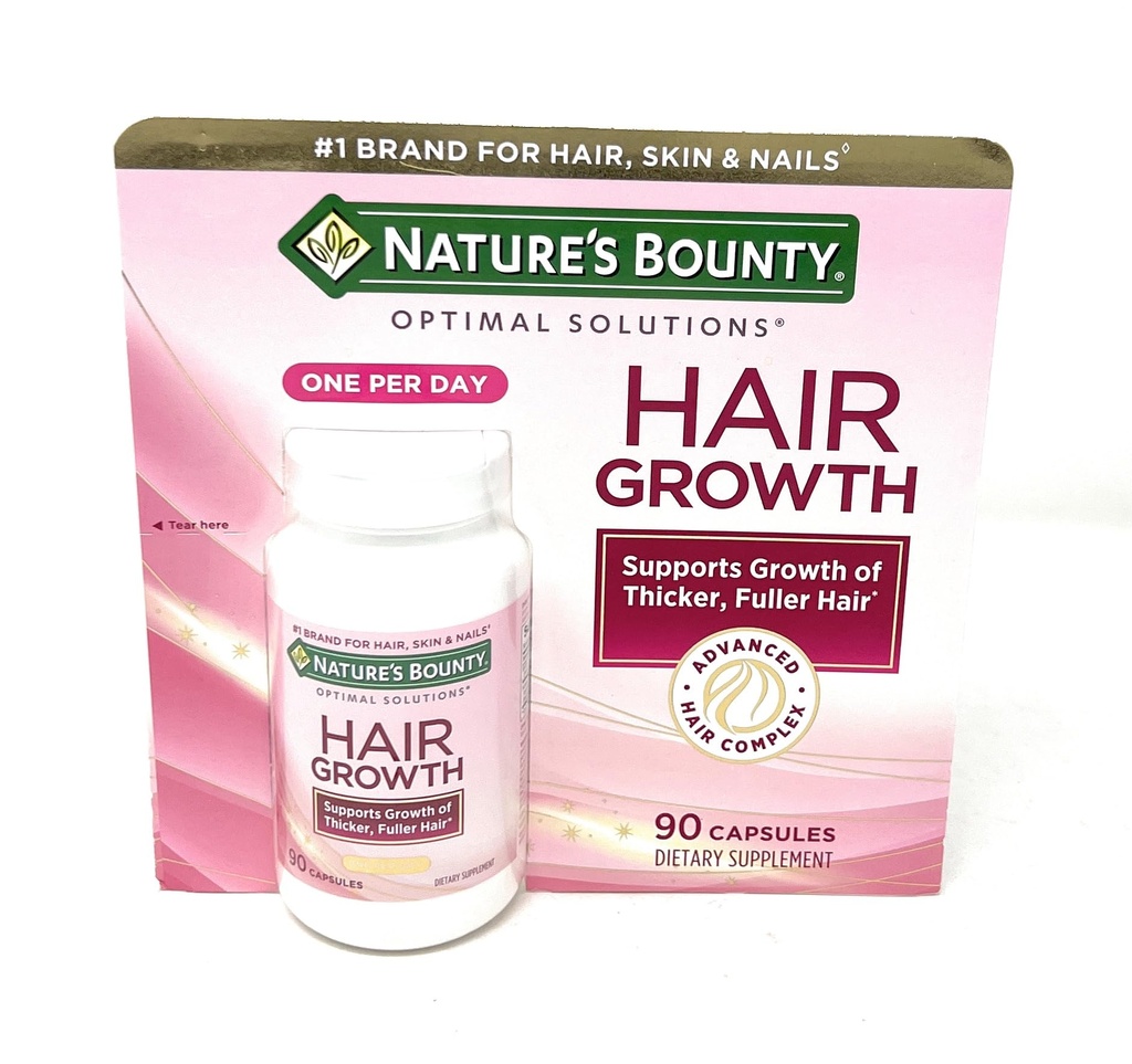 Perkembangan Rambut Berharga Alam, 1 Per Hari, Secara klinis Shown untuk Mendukung Thicker, Rambut Fuller, dengan Biotin, Silicon & Arginine, 90 Kapsul