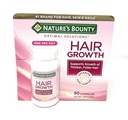 Perkembangan Rambut Berharga Alam, 1 Per Hari, Secara klinis Shown untuk Mendukung Thicker, Rambut Fuller, dengan Biotin, Silicon & Arginine, 90 Kapsul