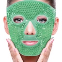ZNOY CUETCH D Face Eye Mask Ice Pack untuk Mengurangi Puffiniss, Bags Under Eyes, Puffy Dark Circles, Migraine, Hot / Cold Pack dengan Soft Plash Backing (Green # 43)