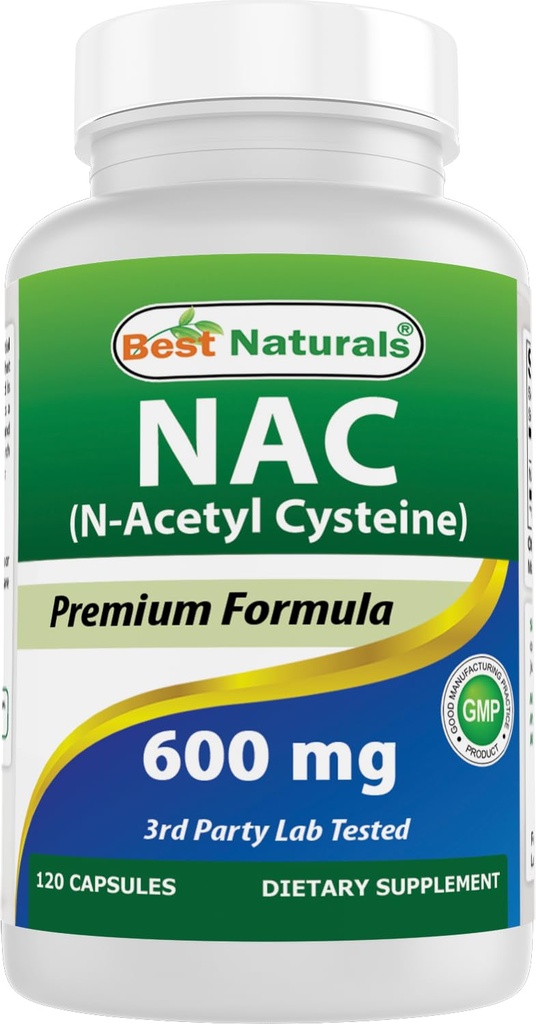 Terbaik Asetil NAC - N Acetyl Cysteine 600 mg 120 capsules - n Acetyl cysteine - powerful antioksidant