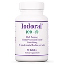 Optimox Iodoral 50 mg Tambahan - Potasium Iodide Tablet, Thyroid Dukungan, Daily Vitamin dan Mineral, Solusi Iodium Lugol - 90 Count
