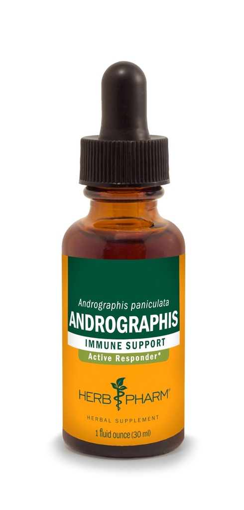 Herb Pharm Andrographis Extation for Immune System Support, 1 Fl Oz (Paket 1) (DANDRO01)