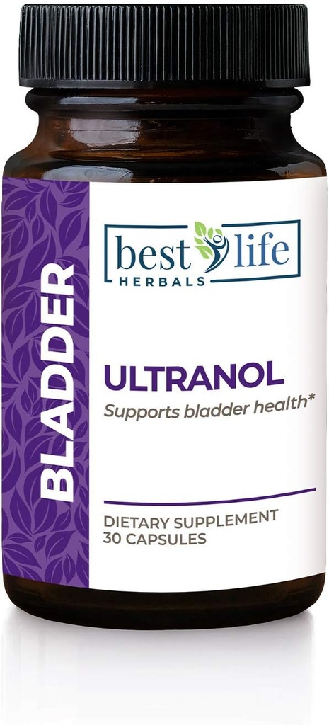 Support Total Bladder Ultranol - Support Natural Cranberry untuk Urinary Health, Overactive Bladder Control, Incontinuence - Reduces Leaks and Urgency - 1 Bottle - 30 Kapsul