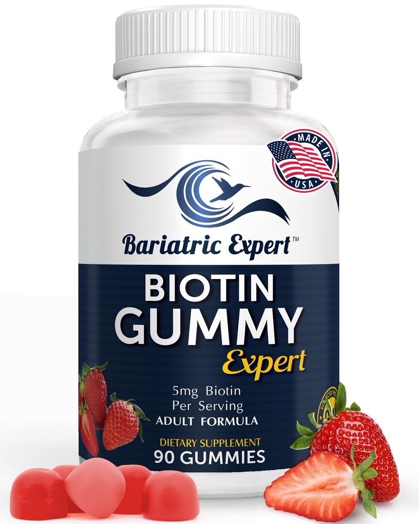 Bariatric Expert Biotin Vitamin - Fistting-Melting Dietary Suplement for Dewaty Post Bariatric Bedah, 90 Count