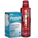 iSatori L- Carnitine LS3 mixed Berry 1500mg (32 Servings) & BioGenetic Labs Forskolin Lean & Tone