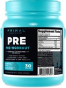 Primal Pre- Workout Tropical Jet Pop Flavored (30 Pelayan) - Gluten Free & Non- GMO