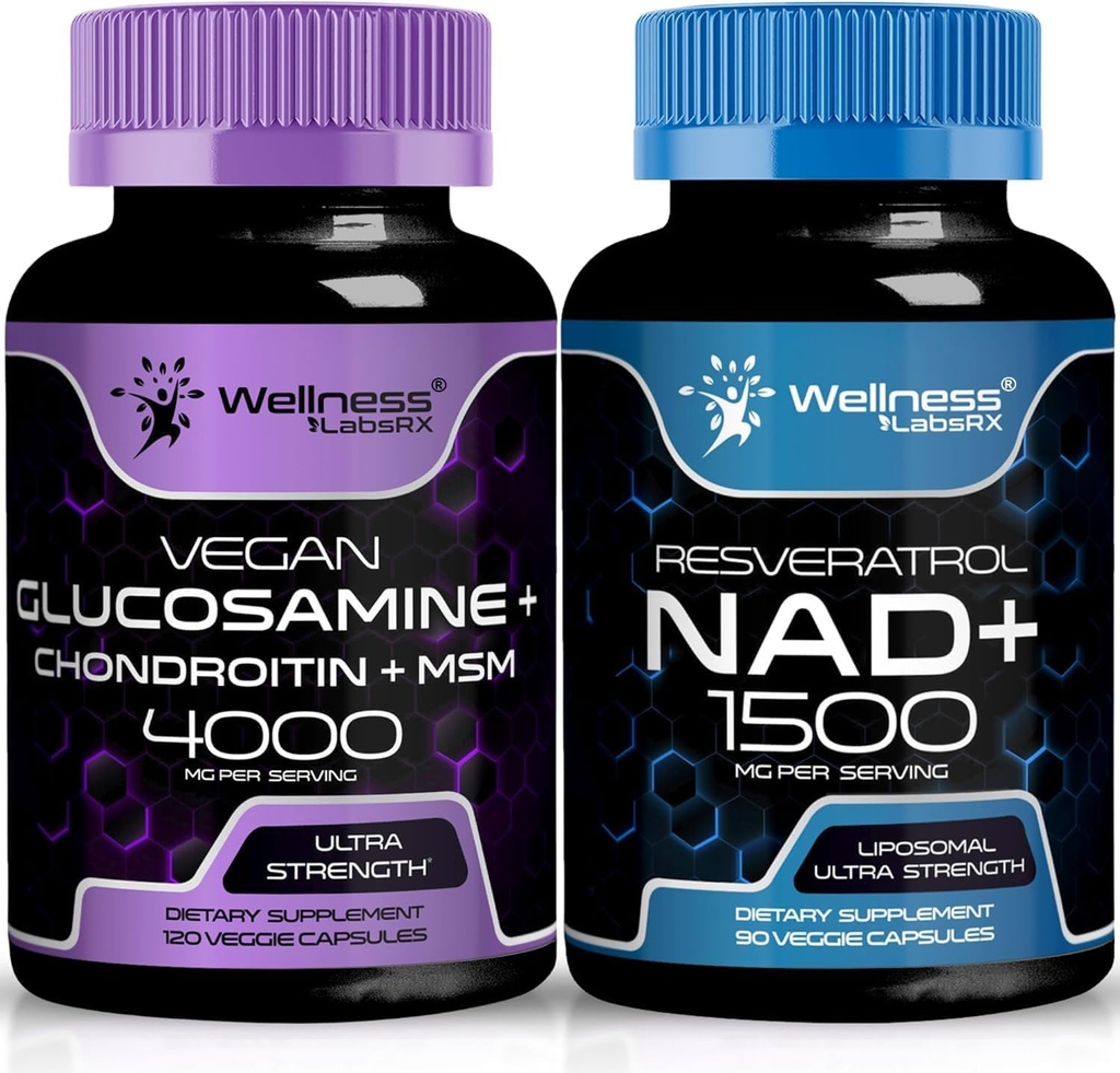 WELLNESS LABSRX Glucosamine Chondroitin MSM 124; NAD Tambahan Kapsul