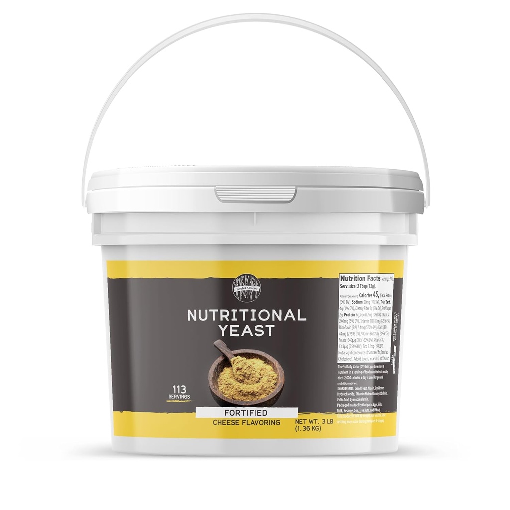 Birch & Meadow 1 Gallon dari Nuttration Yeast Flakes, Popcorn, Yummy Nooch