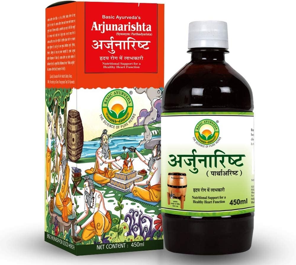 Honoly Dasar Ayurveda Arjungarishta Syrup 124; 450ml 124; Hipertensi 124; Masalah Chest 124; Pertahankan Tingkat Cholesterol 124; Herbal Heart Tonic 124; Membuktikan Konten Kesehatan