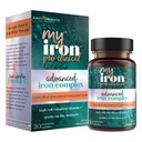 MyIron Proklinical by Grandness Products - Iron (Ferrous Bisglycinate Chelelate) + Vitamin C (PureWay-C) - Gentle on The Stomach - Controlled Absorpsi - Promes Healthy Blood Cells - 30 Count (1)