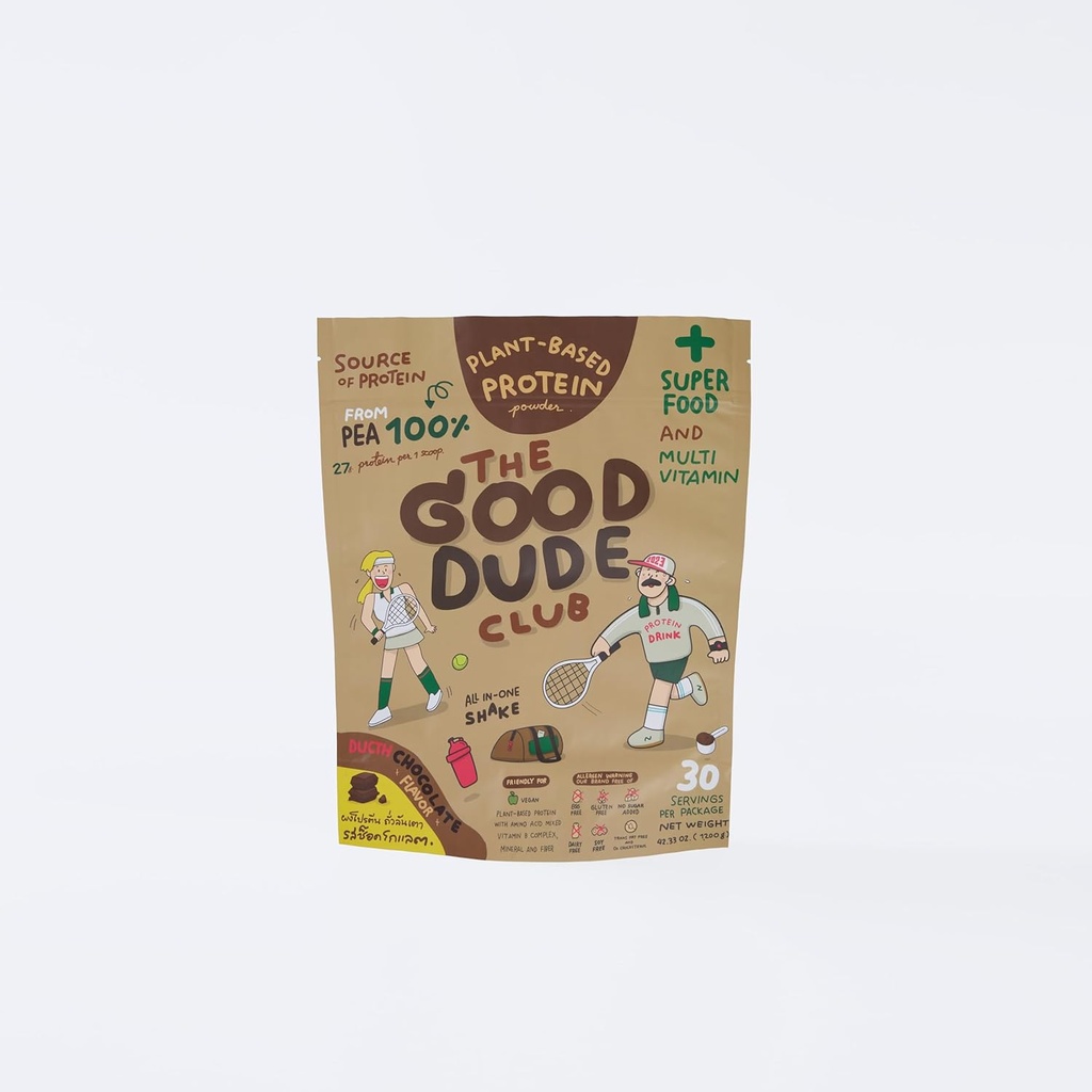 Premium Pea Protein Powder, Tanaman Berdasarkan BCAAs, Mudah untuk Digest 124; Vitamin & Minemins 124; Gluten & Dairy Free 124; Tidak ada Sugar Added 124; Vegan Friendly (Coklat)