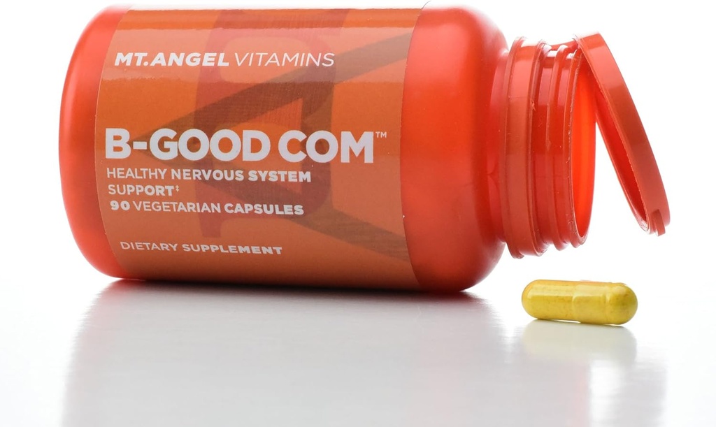 Vitamin Malaikat - B- Com (Kompleks Vitamin B), Dukungan Sistem Gugup Sehat (60 Kapsul Vegetarian)