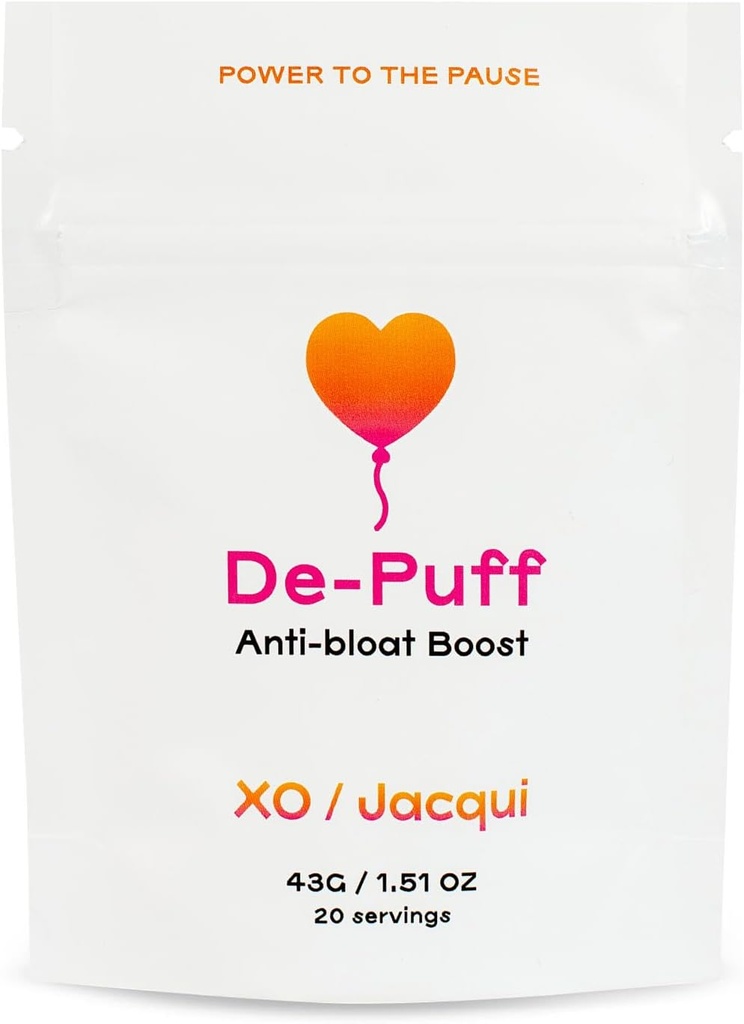 Dukungan De-Puff Menopause untuk Bloating & Distrike - Add-on Booster untuk Powder Protein - Bantuan Megan Menopause untuk Gejala Menopause - dengan Apple Cider Vinegar, Kelp Powder & Cucumber