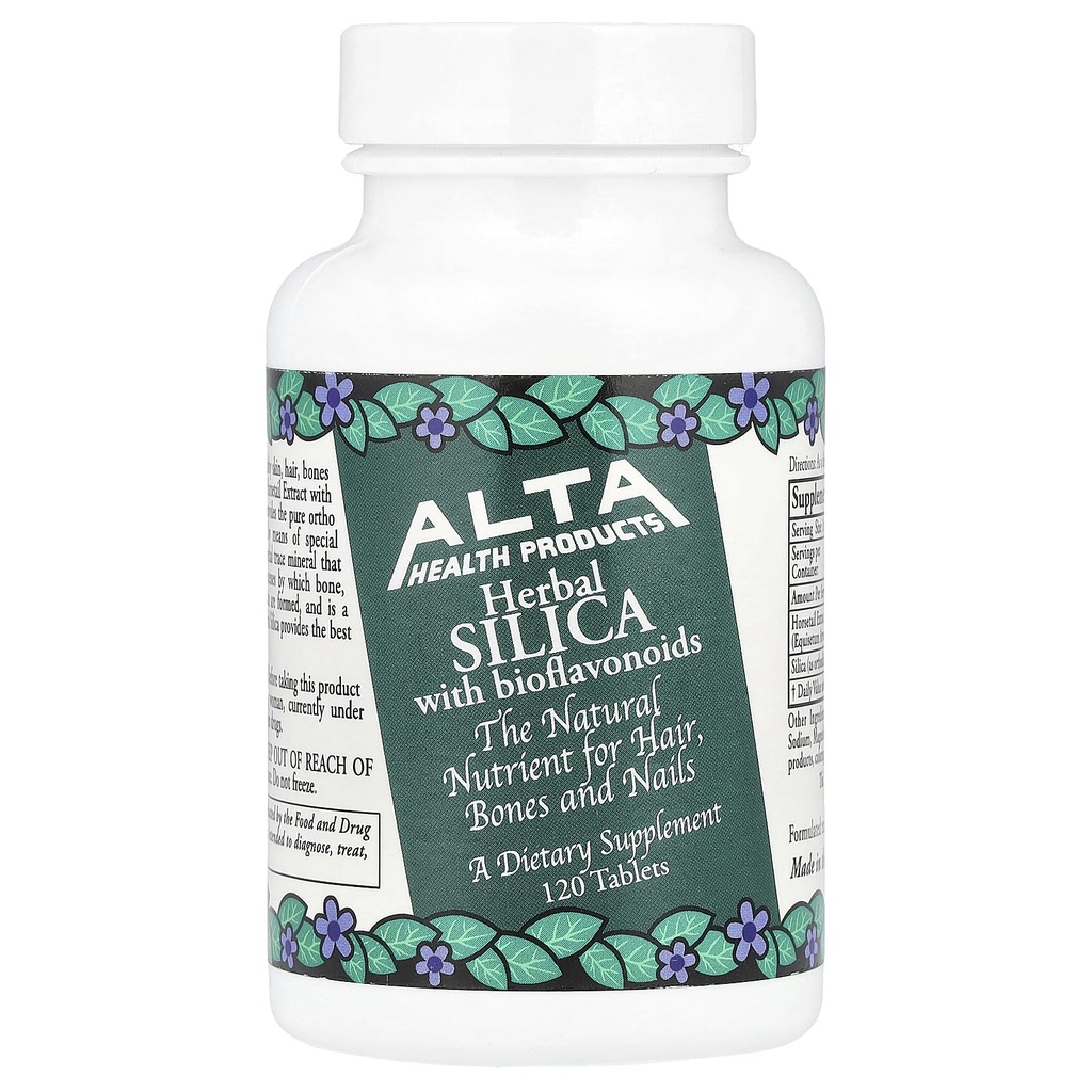 Alta Health Products, herbal SILICA with bioflavonoid, tablet, 120 Count